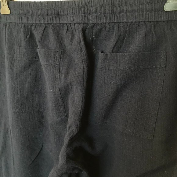J. Crew Navy 100% Cotton Lightweight Flowy Pants S - Picture 7 of 12